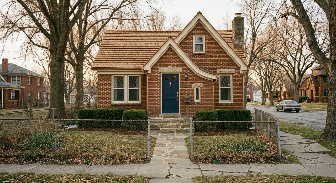 The 1940 Brick Cottage — after
