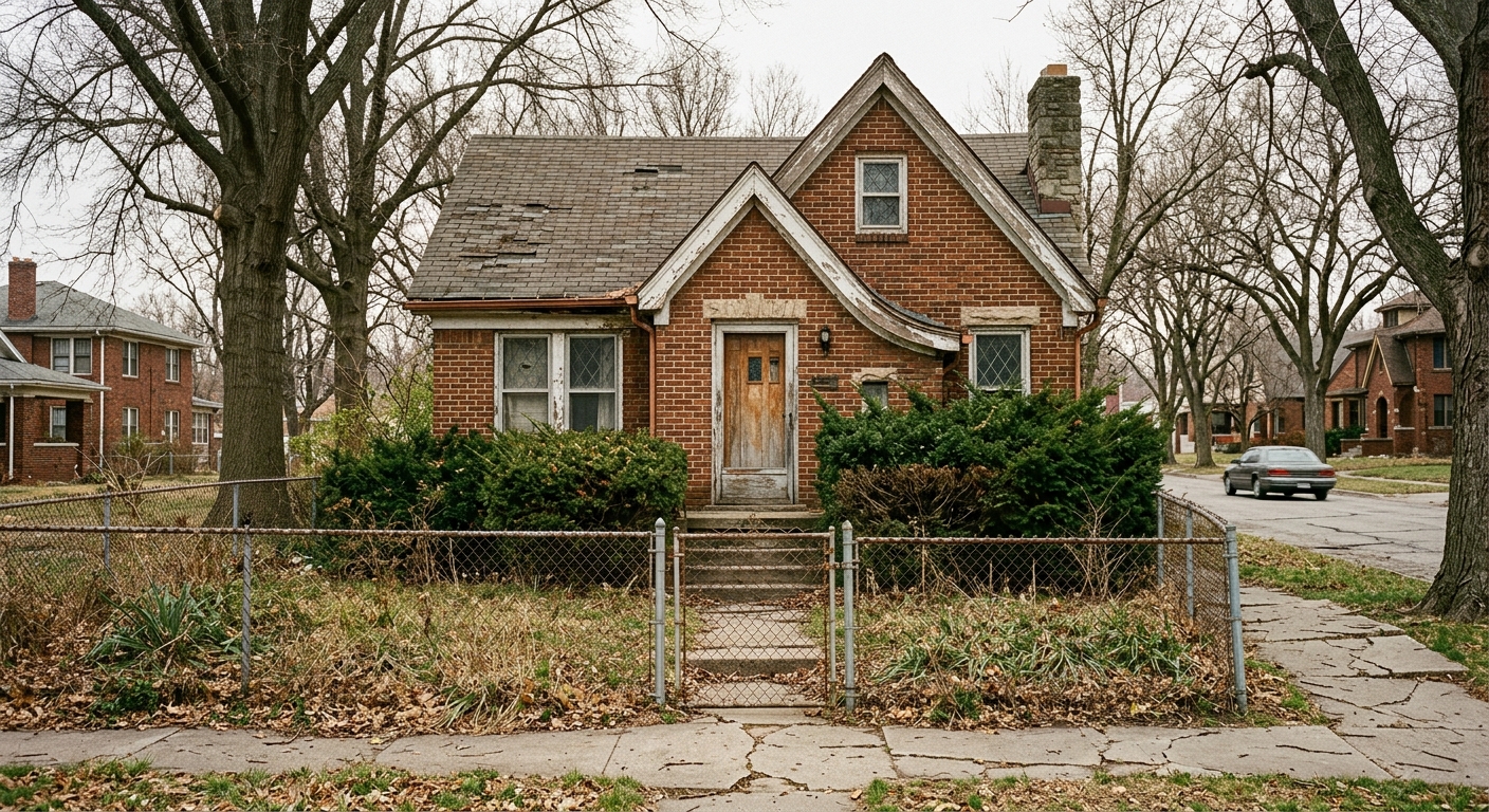 The 1940 Brick Cottage — before